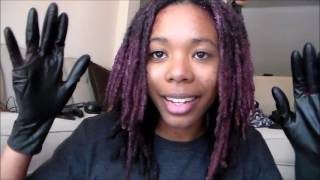 Coloring my Locs- True Violet