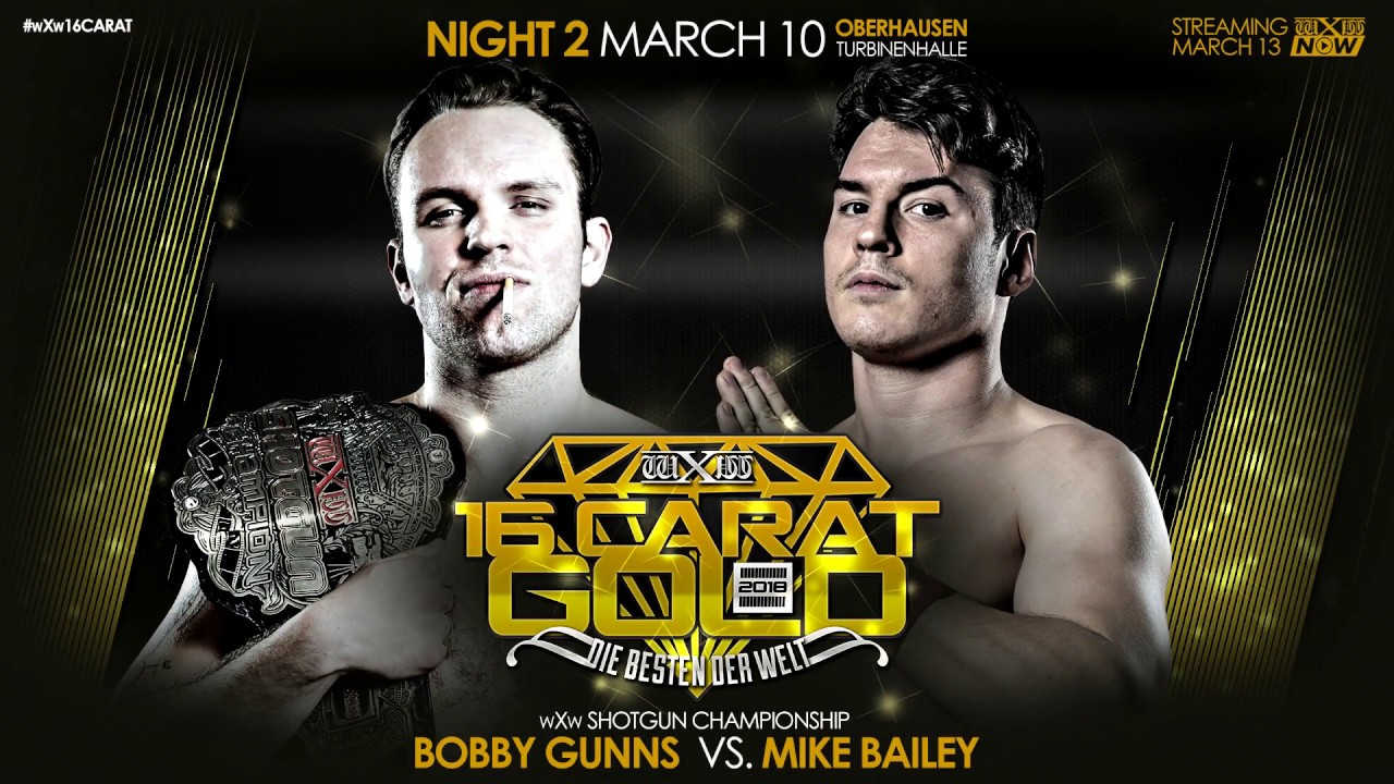 Speedball Mike Bailey & Bobby Gunns interview before wXw 16 Carat Gold 2018