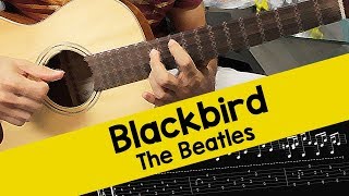 The Beatles - Blackbird - Guitar Cover with Tabs