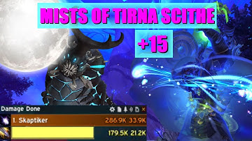 Mists of Tirna Scithe Mythic Dungeon +15|Balance Druid PoV|World of Warcraft Mythic Plus Shadowlands