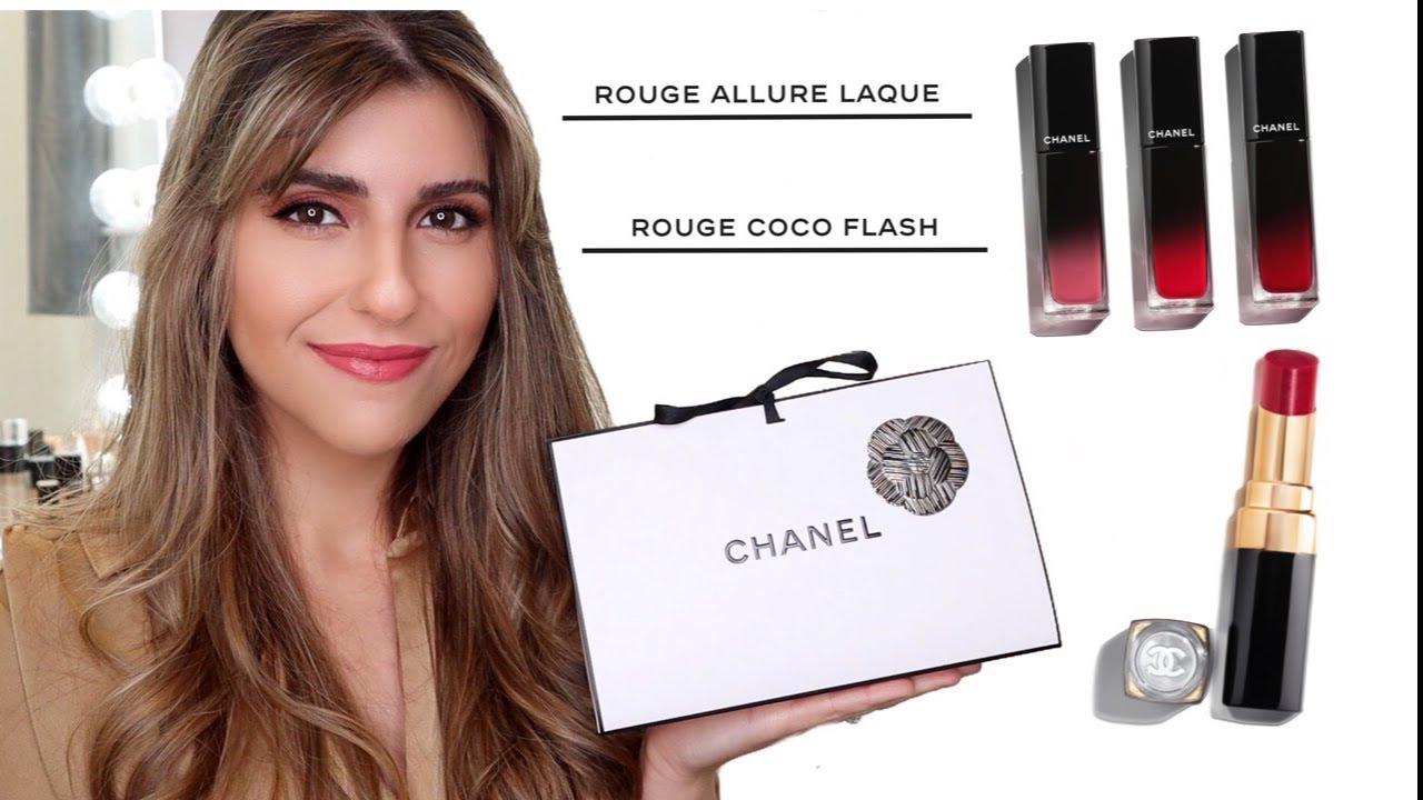 CHANEL ROUGE ALLURE LAQUE SWATCHES, Natural light