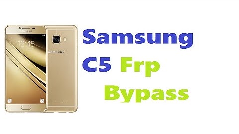 Samsung  C5 Frp Bypass without  PC (Android  8.0,7.0 )