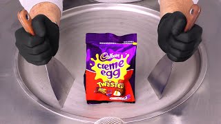 Cadbury creme egg - TWISTED | Ice Cream Rolls ASMR