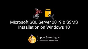 Software Installation in සිංහල | Microsoft SQL Server 2019 & SSMS | 2022