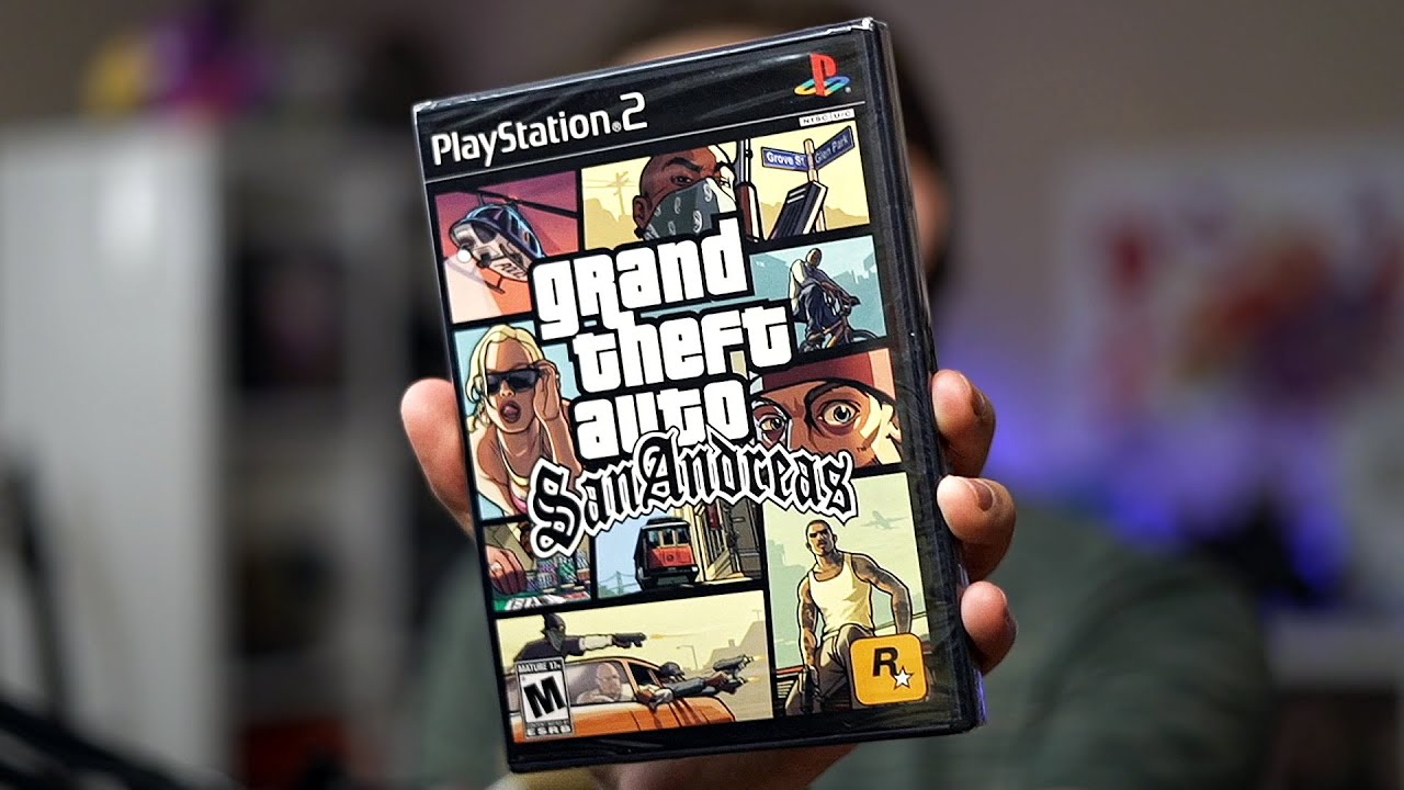 Fiaspo Games - Chegou meu GTA San Andreas de PS2 original