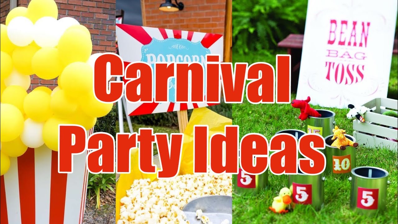 Carnival Party Inspiration and Ideas/ DIY Decor, Treats, and Much