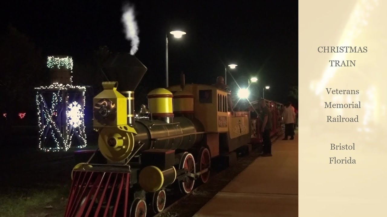 Christmas Train at Veterans Memorial Railroad (Bristol, FL) YouTube