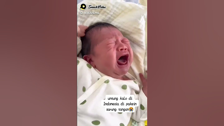 Bayi Nangis karna narik rambutnya sendiri #lucu #lucuabis #viralvideo #viral