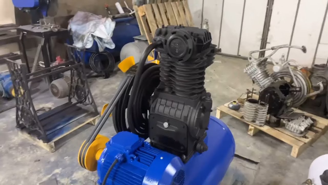 компрессор с415м. мощный компрессор для покраски