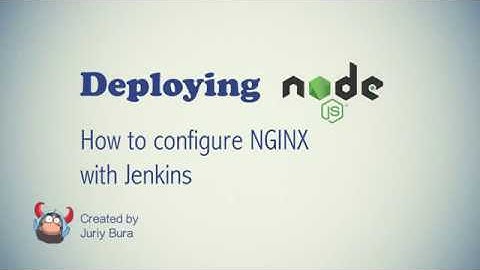 How to configure NGINX with Jenkins
