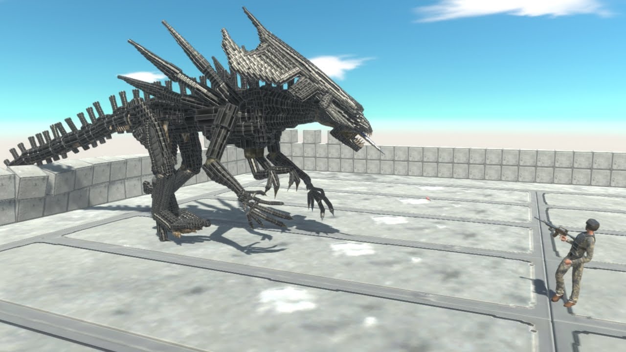 Xenomorph Queen from Aliens vs ALL UNITS ARBS Animal Revolt Battle Simulator