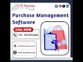 Purchase Management Software 📱🧑💻