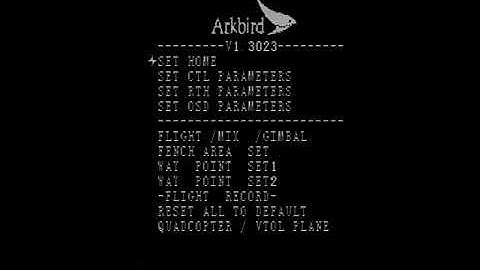 Arkbird 2.0 PIXEL Level OSD