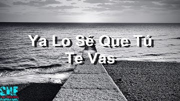 Ya Lo Sé Que Tú Te Vas - Juan Gabriel. Feat. Franco de Vita - Letra - HD