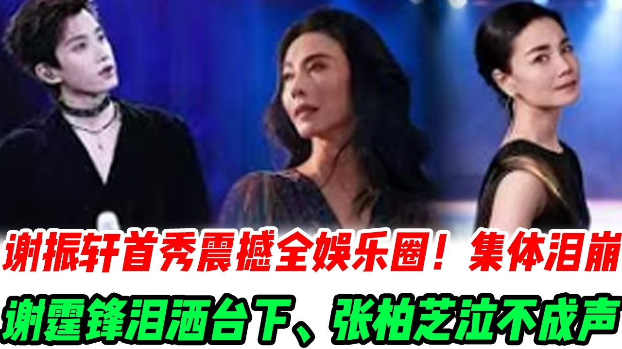 谢振轩首秀震撼全娱乐圈！一首《欠》唱到500人集体泪崩，谢霆锋泪洒台下、张柏芝泣不成声、王菲红了眼睑，太虐心了！#張柏芝#謝霆鋒#謝賢#王菲#謝振軒#謝振南#小Q#Lucas