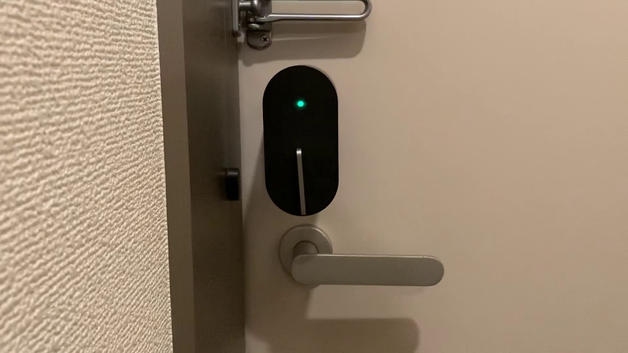 Door is automatically locked by Qrio Lock Q-SL2 スマートロック アレクサ キュリオロック