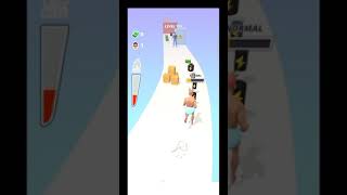 MUSCLE RUSH, Baby Huge Destroy The Wall, Android, Running Game, #Gameplay, Level #155, #shorts screenshot 5