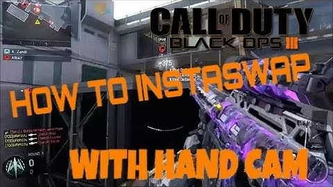 BO3 TRICKSHOT TUTORIAL! HOW TO INSTASWAP! HAND CAM!