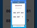 Sequence Challenge #0497 | Find the Next Number Fast
