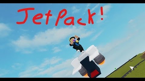 How to make a jetpack! (roblox plane crazy)
