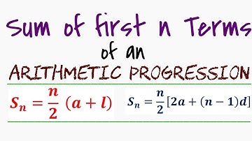 How to determine the sum of first n terms of an AP