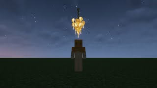 How to make a golden chandelier in Minecraft