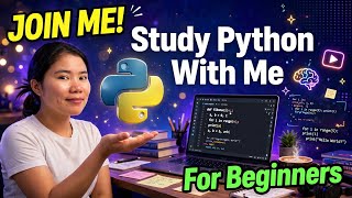 Details JOIN ME! Study Python With Me LIVE - Python Scripts for Beginners | Health Wealth and Love Update