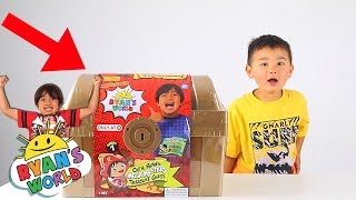 RYAN'S WORLD MEGA MYSTERY TREASURE CHEST UNBOXED!! *Target Exclusive