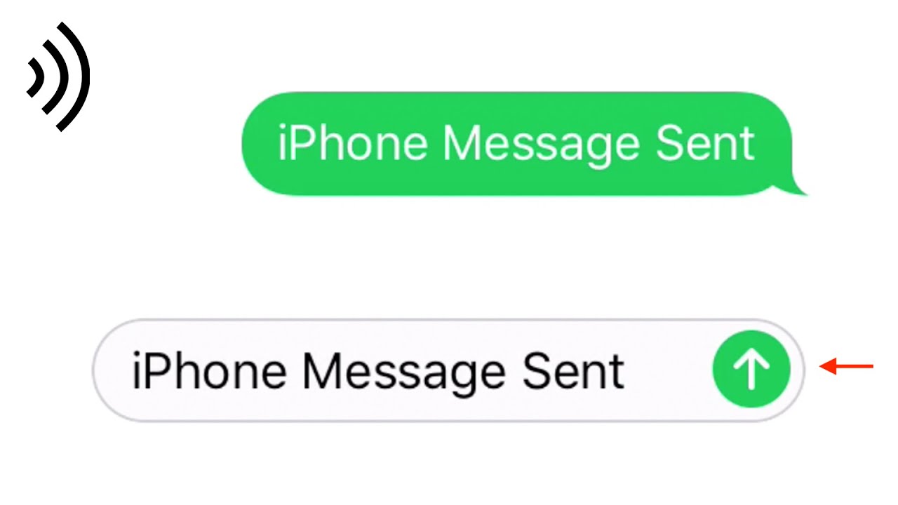 IPhone Text Message Sent Sound Effect YouTube