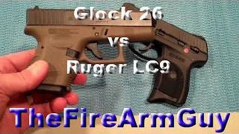 Glock 26 vs. Ruger LC9 - TheFireArmGuy