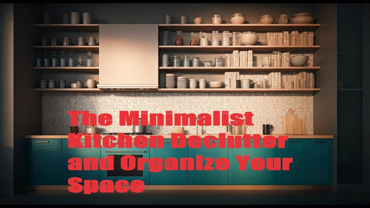 The Minimalist Kitchen Declutter and Organize Your Space - YouTube