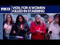 Gig Harbor community honors 4 women killed in stabbing | FOX 13 Seattle
