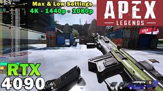 Apex Legends | RTX 4090 | Ryzen 9 7950X | 4K - 1440p - 1080p | Max & Low Settings