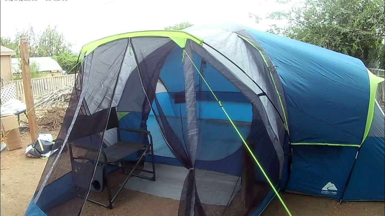 Ozark Trail 10 man Modified Dome Tent Review YouTube