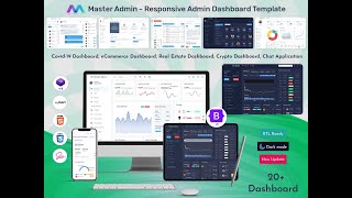 Responsive Bootstrap Admin Dashboard Web App Template – Master