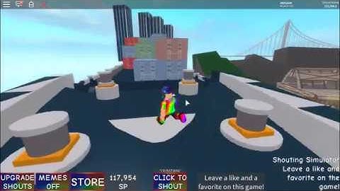 Shouting Simulator [Roblox] Glitches!