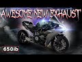 352HP Ninja H2 NEW Exhaust TURNS BLUE In 10 Minutes!