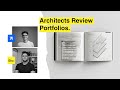 Architecture Portfolio Tips-  Reviewing YOUR work with Oliver from Upstairs!