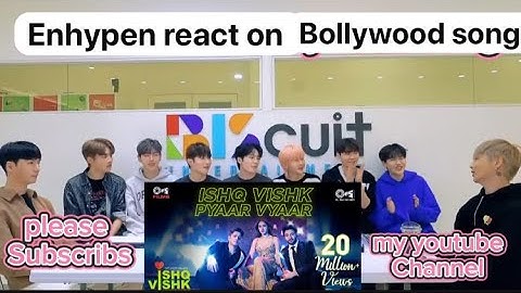 Enhypen react on Bollywood song|Ishq Vishq pyar vyar song|Kpop idol react on Bollywood song|