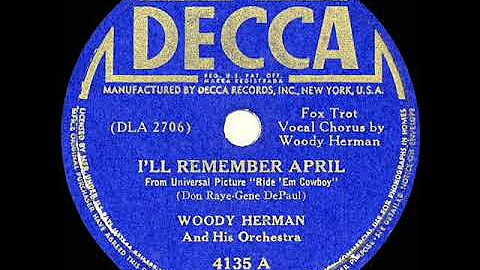 1942 HITS ARCHIVE: Ill Remember April - Woody Herm...