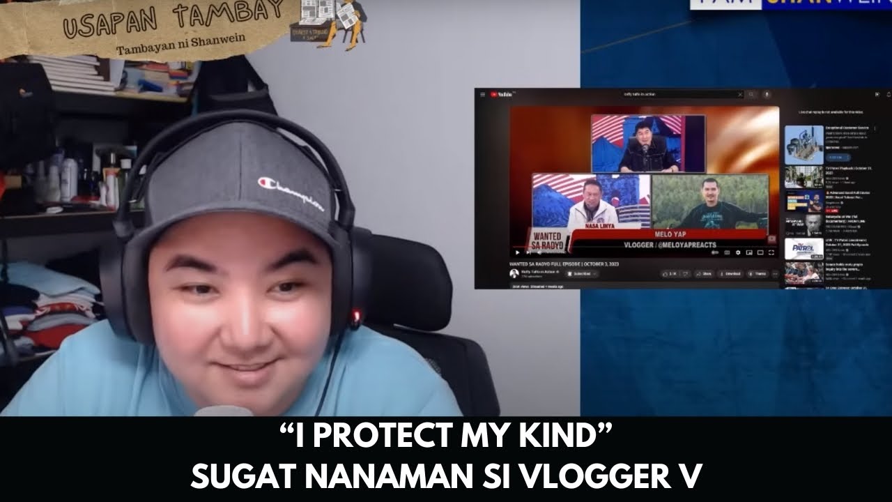 “I PROTECT MY KIND” SUGAT NANAMAN SI VLOGGER V - YouTube
