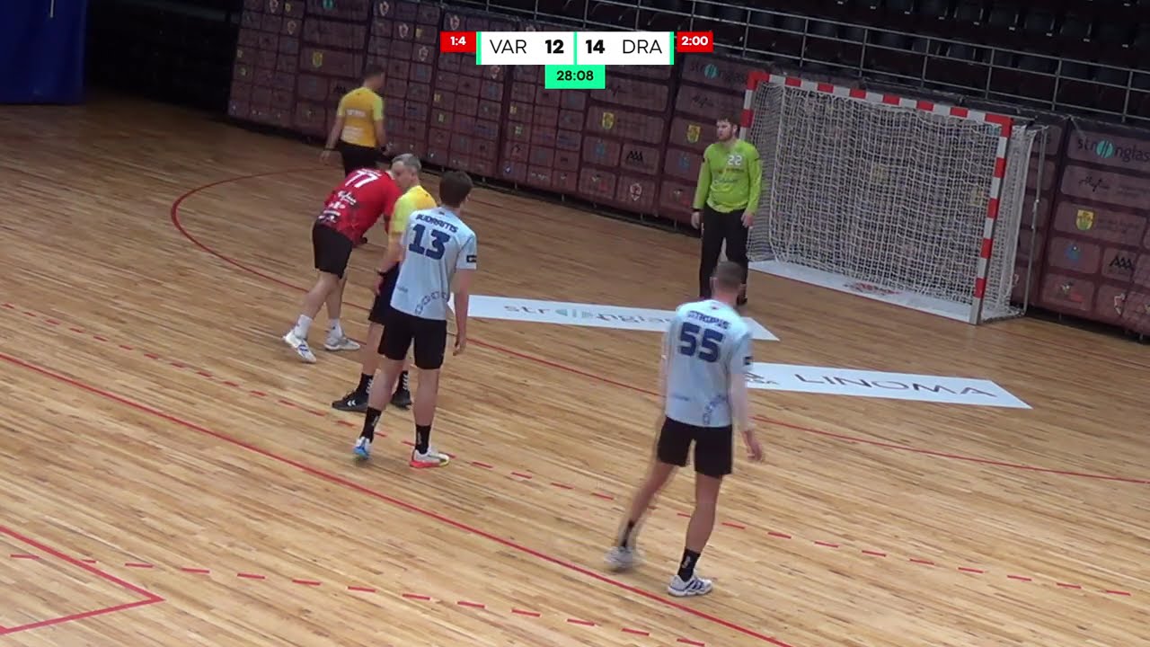 Pergalingi Juozaičio, Lazausko ir Stankevičiaus įvarčiai į 