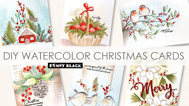 Christmas in July Day 8 | DIY Watercolor Christmas...
