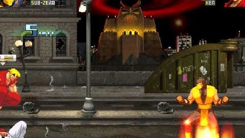 CVS 3 - Scorpion & Sub-Zero Vs. Ryu & Ken | Capcom Vs SNK - Ikemen ONLINE