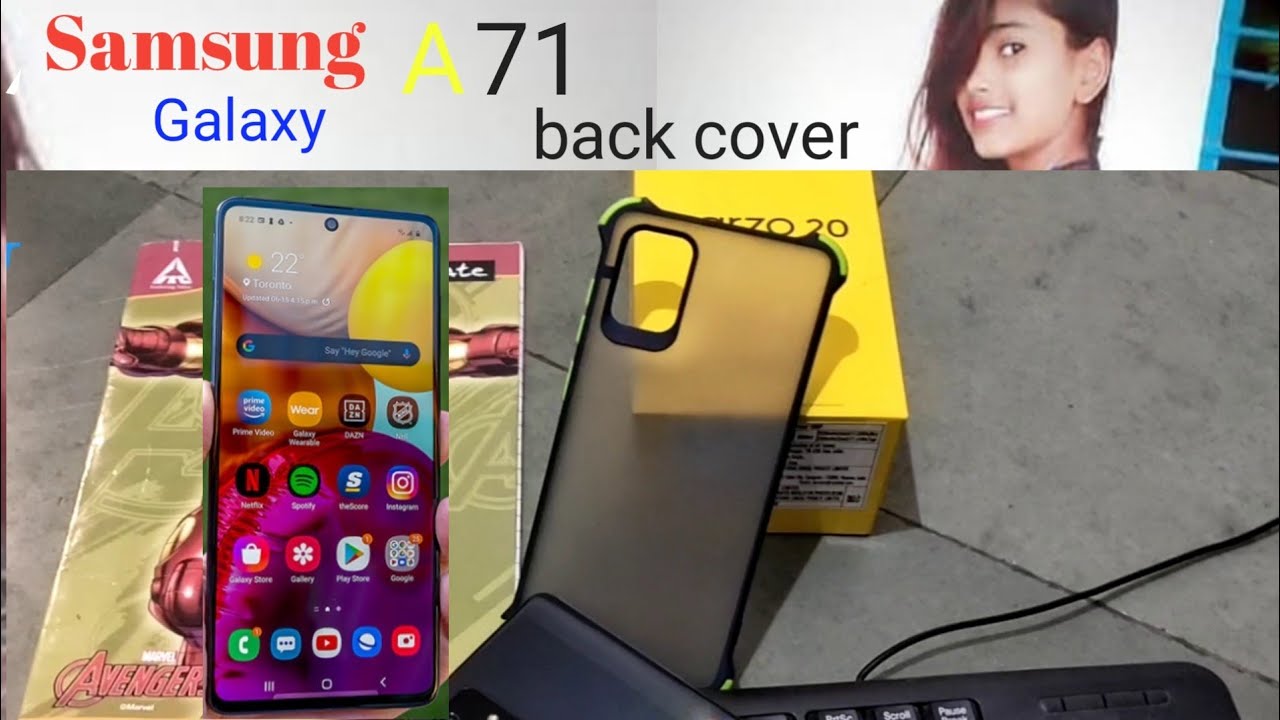 Samsung Galaxy A71 Back cover // latest back cover YouTube