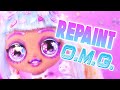 Doll Repaint: Face-up Time! O.M.G. Candylicious Ooak custom