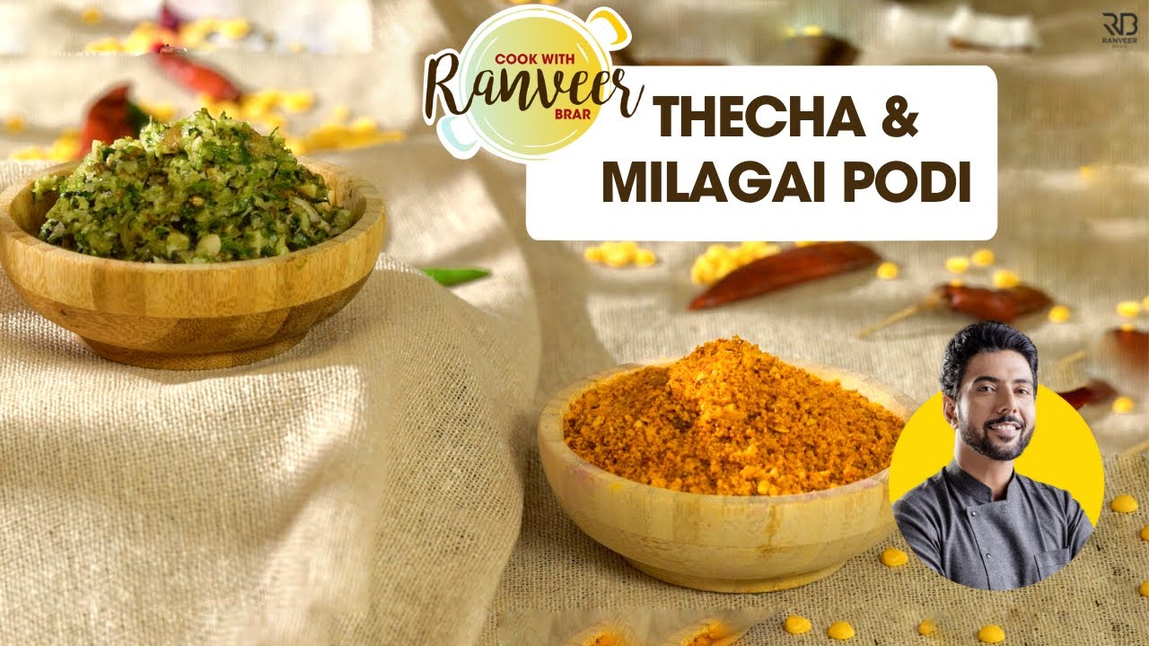 हरी मिर्च और लाल मिर्च की चटनी  | इडली/डोसा पाउडर | South Indian Milagaipodi| Chef Ranveer Brar