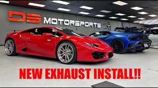 NEW LAMBO EXHAUST SCREAMS!!