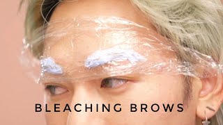 pro tips: how to bleach eyebrows - hair colorist dearmiju