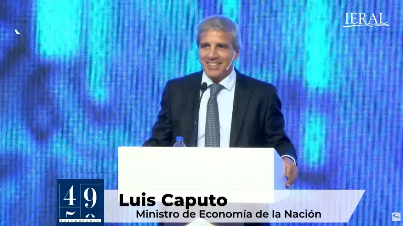 Exposición del Ministro de Economía, Luis Caputo, en el 49º Aniversario de @FMediterranea